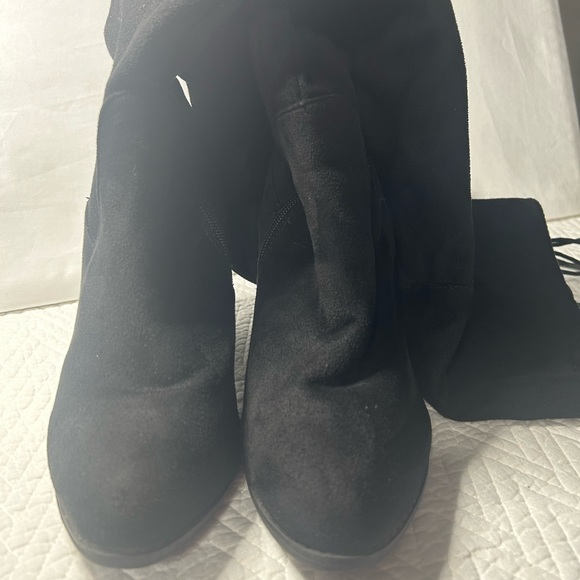 Cupid women’s size 8.5 poll on stretchy over the knee block, heel boot. - Picture 11 of 16